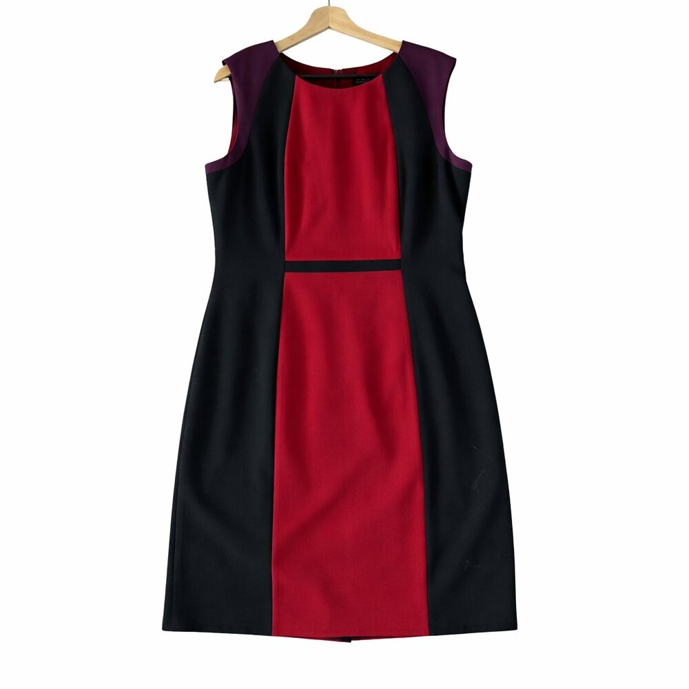 Arthur S. Levine for Tahari Sleveless Shift Dress 14 EUC